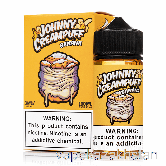 Vape Smoke Banana - Johnny Creampuff - 100mL 0mg